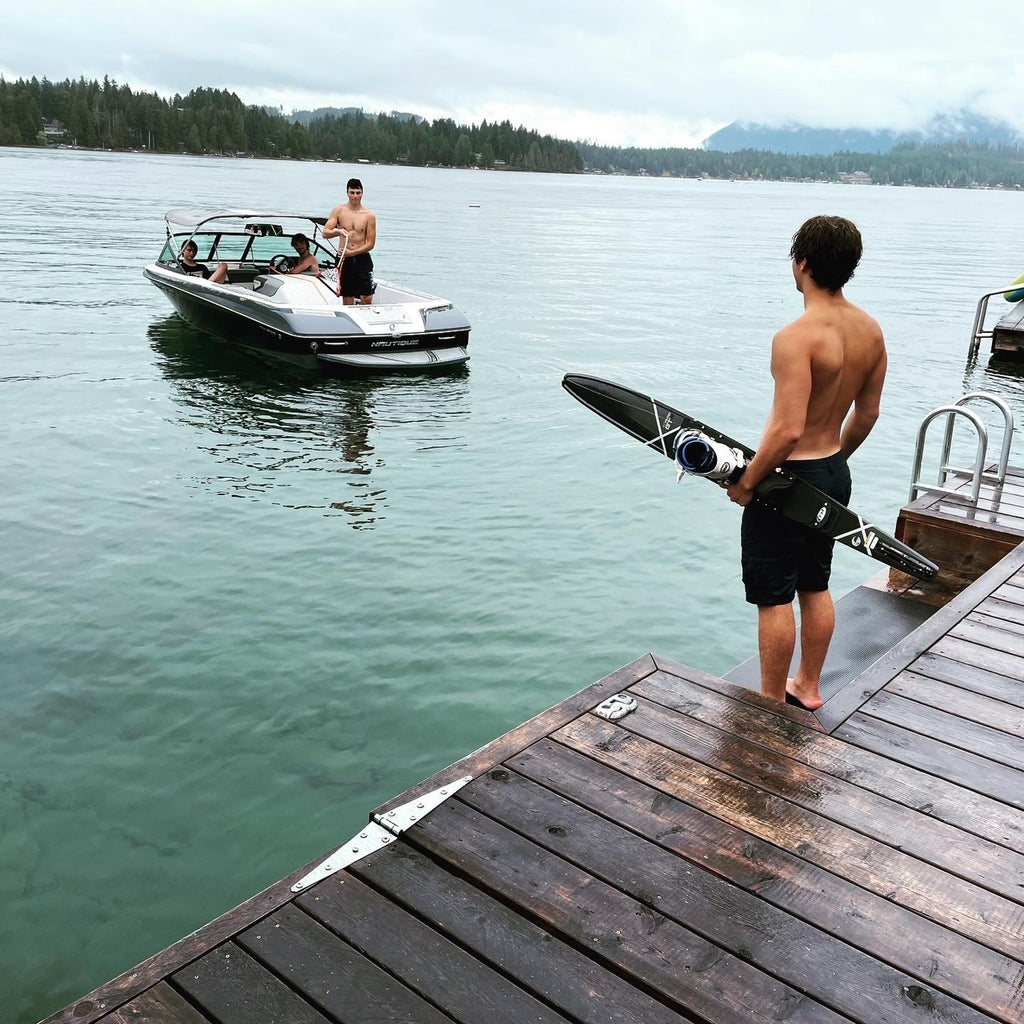 Ski Nautique 200 boat setup and the ultimate ski rig.