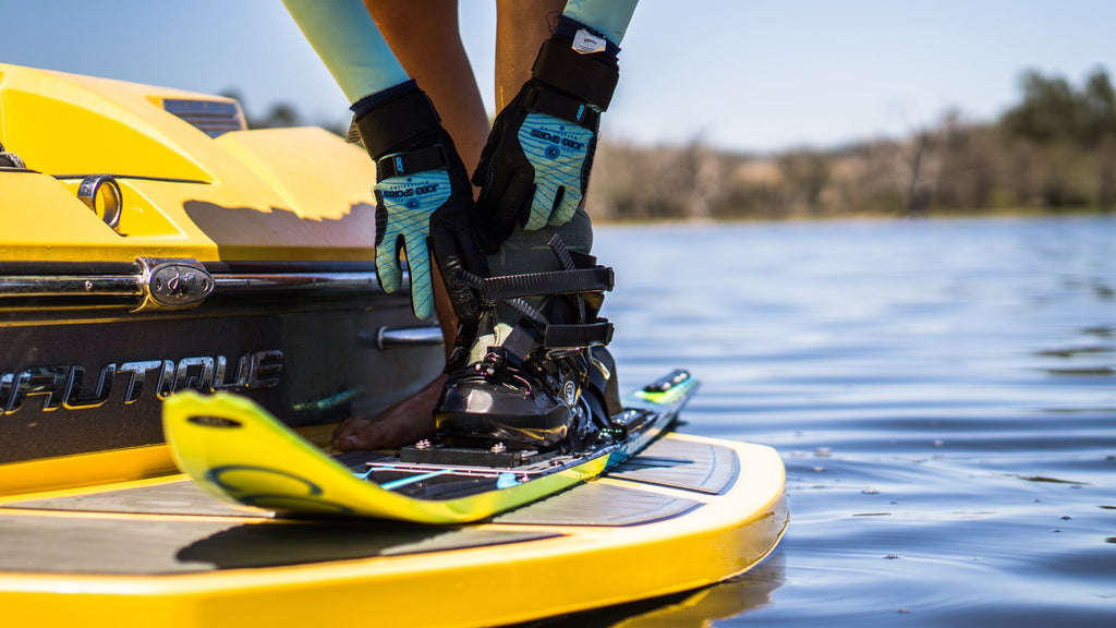 Hardshell Water Ski Bindings, Intuition Liners, Handle Guards Fluid Motion Sports - Sproat Lake Hardshell Water Ski Bindings, Intuition Liners, Handle Guards Fluid Motion Sports - Sproat Lake